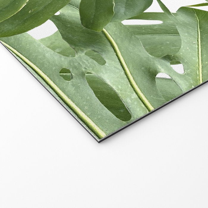 Vibrant tropical foliage on white Welcome Mat Gallery Image 2