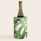 Vibrant tropical foliage on white Wine Chiller Gallery Image 2