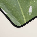 Vibrant tropical foliage on white Desk Mat Gallery Image 4