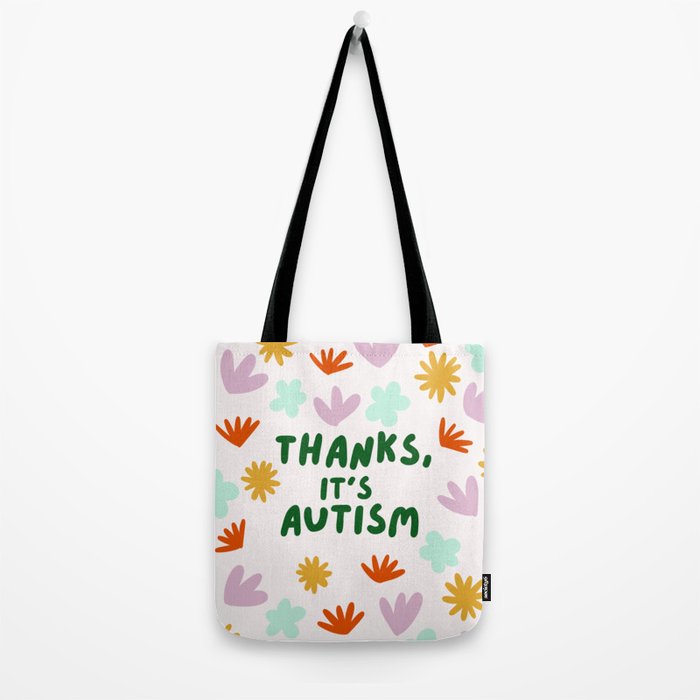Thanks, It's Autism Tote Bag Gallery Image 2