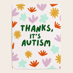 Thanks, It's Autism Poster Gallery Image 4