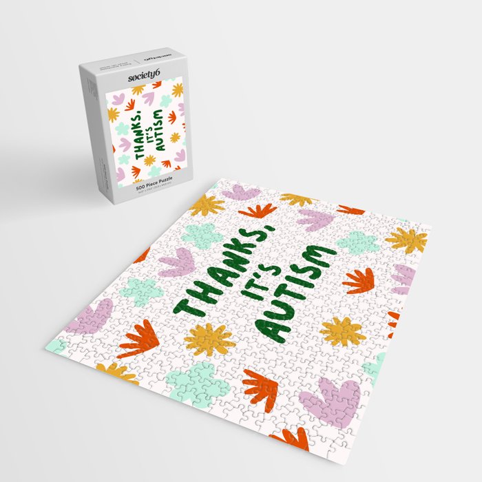 Thanks, It's Autism Jigsaw Puzzle Gallery Image 2