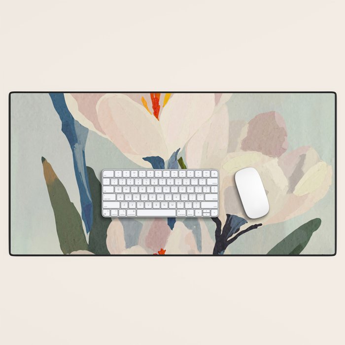 Soft Bloom Desk Mat Gallery Image 1
