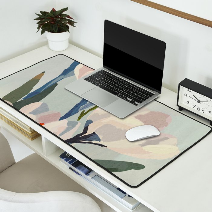 Soft Bloom Desk Mat Gallery Image 2