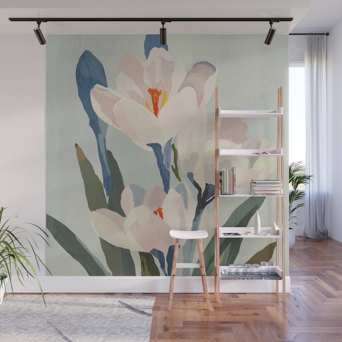 Soft Bloom Wall Mural Gallery Image 1