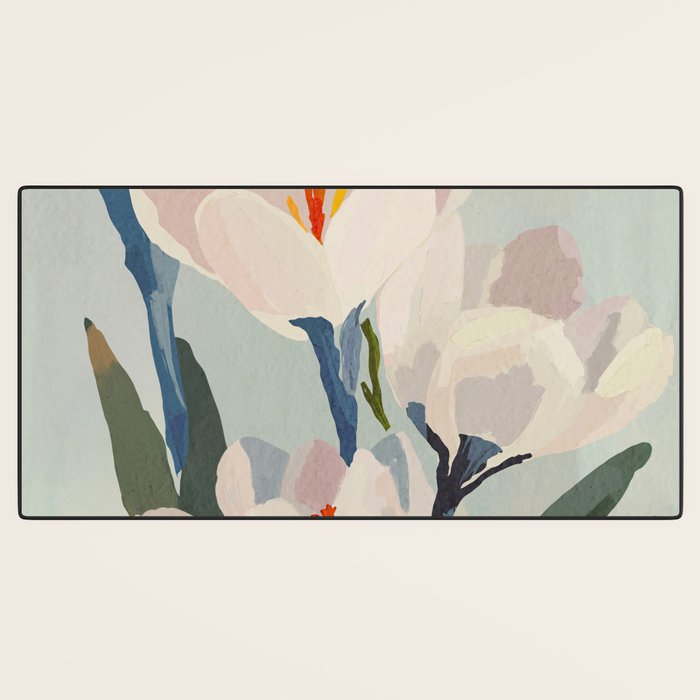 Soft Bloom Desk Mat Gallery Image 3