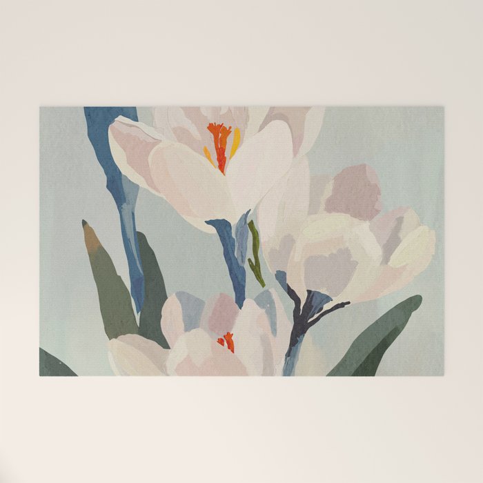Soft Bloom Welcome Mat Gallery Image 1