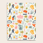 Abstract organic summer nature art pattern Notebook Gallery Image 4