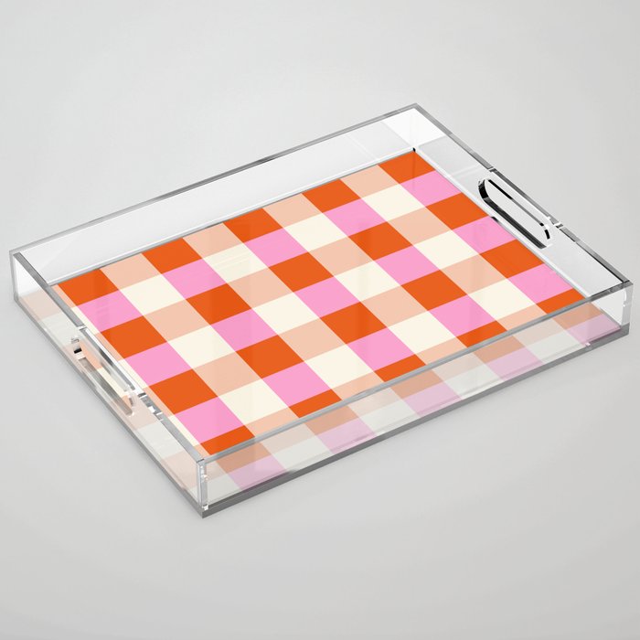 Gingham I Acrylic Tray Gallery Image 1