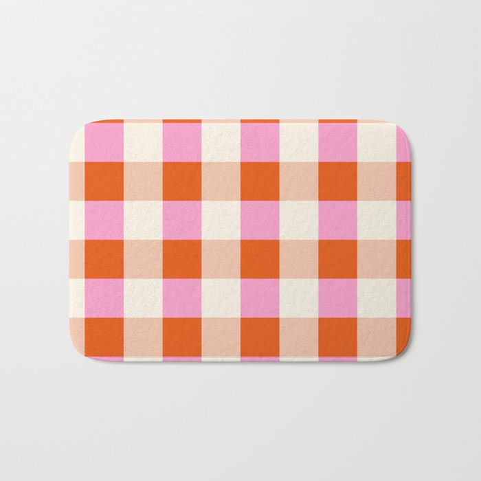 Gingham I Bath Mat Gallery Image 1