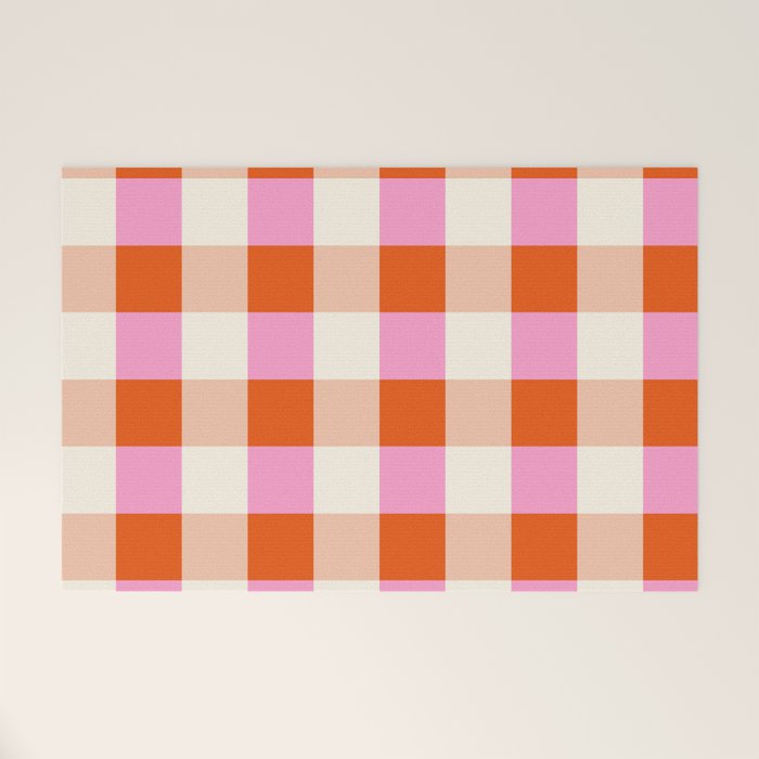 Gingham I Welcome Mat Gallery Image 1