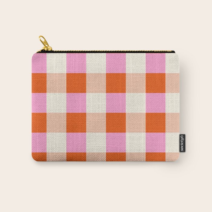 Gingham I Carry All Pouch Gallery Image 1