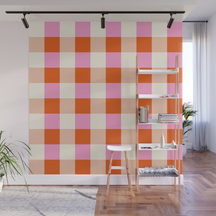 Gingham I Wall Mural Gallery Image 1