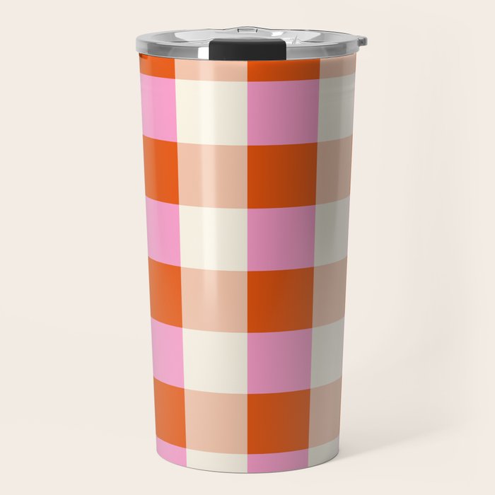 Gingham I Travel Mug Gallery Image 1