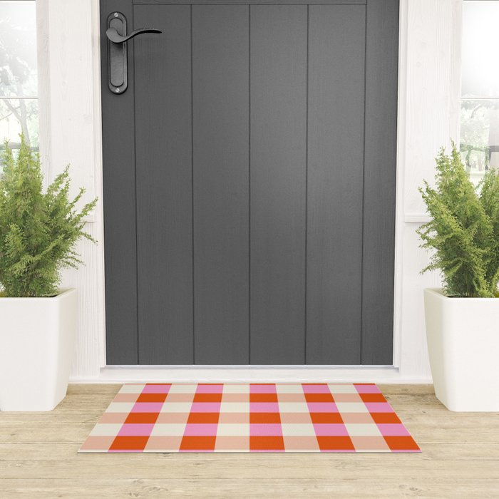 Gingham I Welcome Mat Gallery Image 3