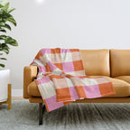 Gingham I Throw Blanket Gallery Image 1