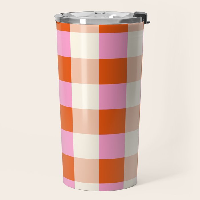 Gingham I Travel Mug Gallery Image 2