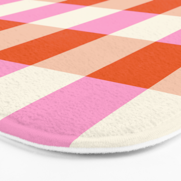 Gingham I Bath Mat Gallery Image 3
