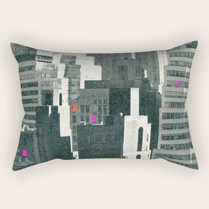 Discos in New York Rectangular Pillow Gallery Image 1