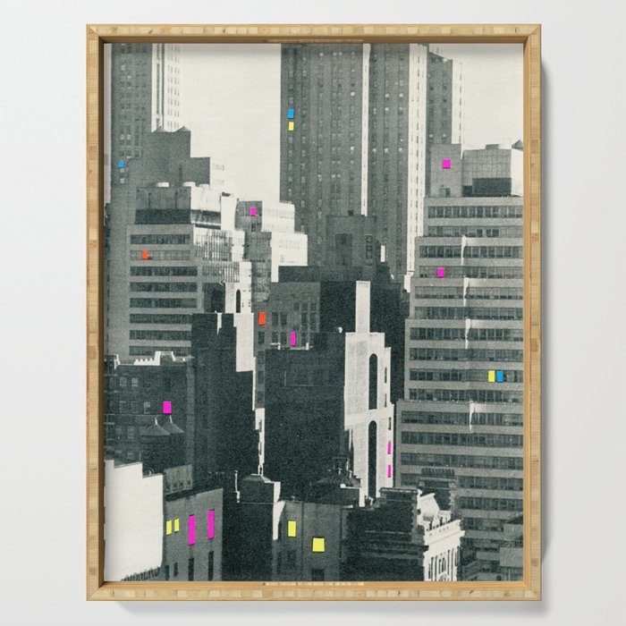 Discos in New York Serving Tray Gallery Image 1