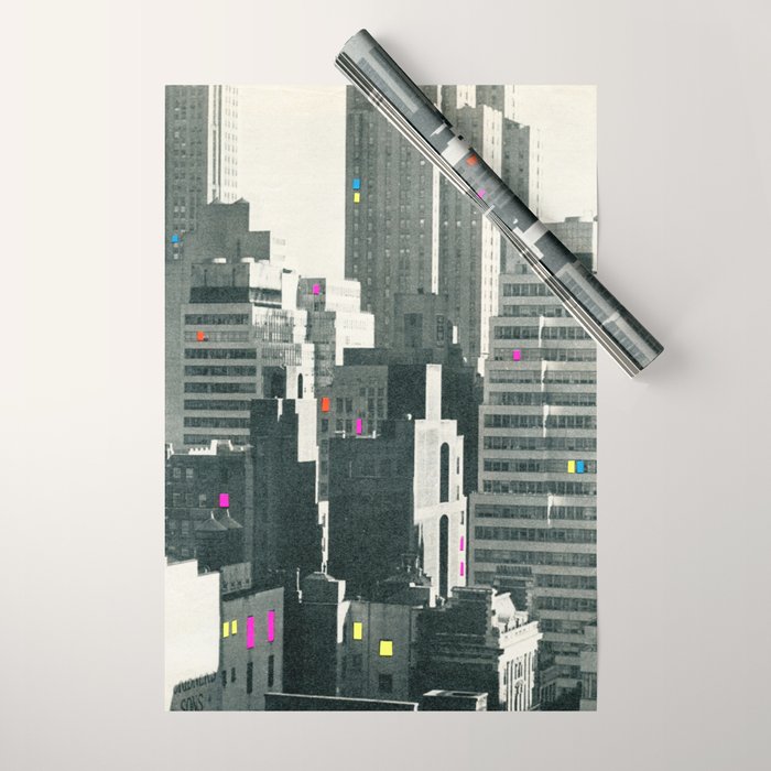 Discos in New York Wrapping Paper Gallery Image 1