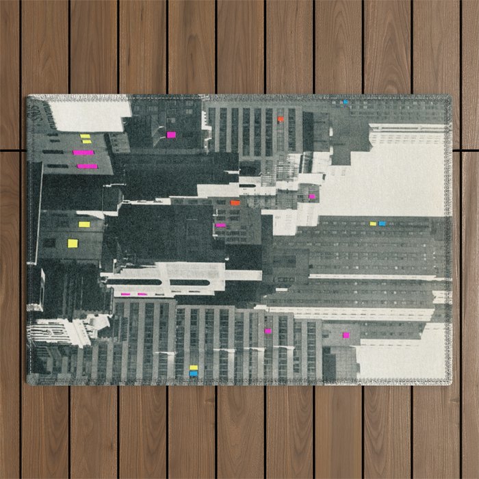 Discos in New York Outdoor Rug Gallery Image 1