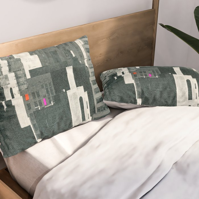Discos in New York Pillow Sham Gallery Image 2