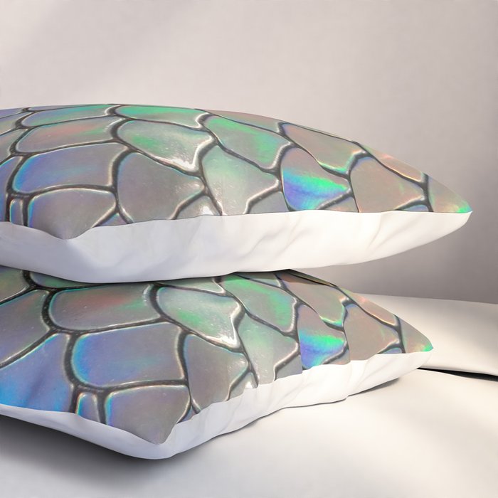Iridescent Scales Pillow Sham Gallery Image 3