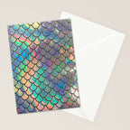 Iridescent Scales Stationery Card Gallery Image 2