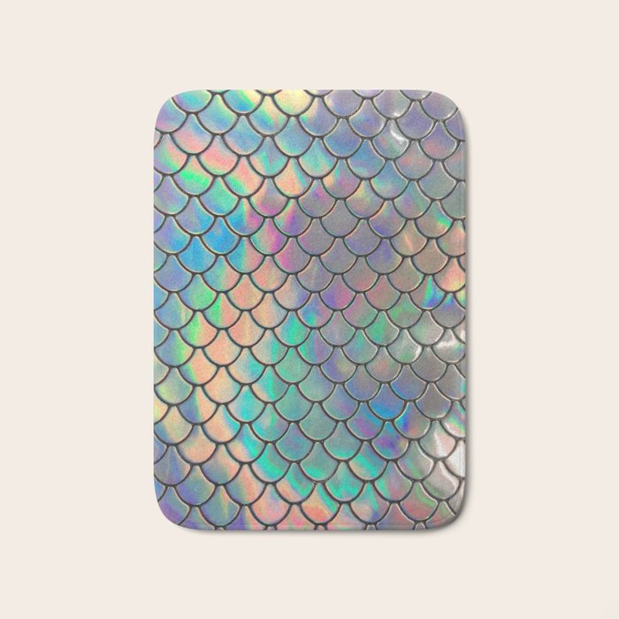Iridescent Scales Bath Mat Gallery Image 1