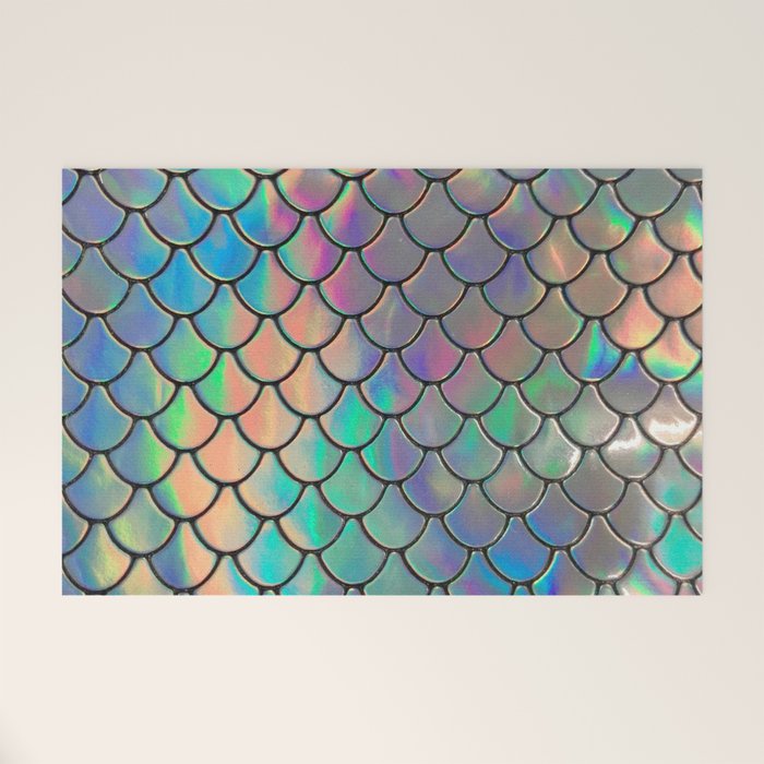 Iridescent Scales Welcome Mat Gallery Image 1