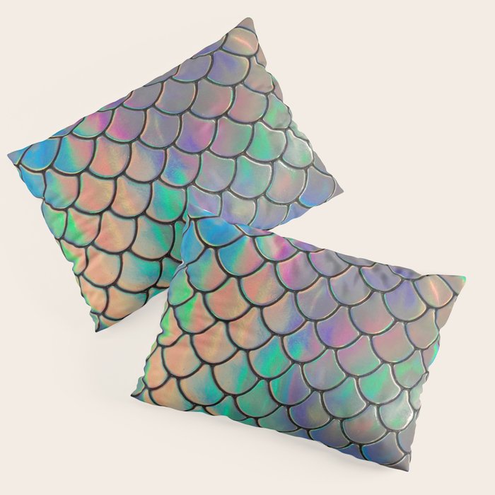Iridescent Scales Pillow Sham Gallery Image 1