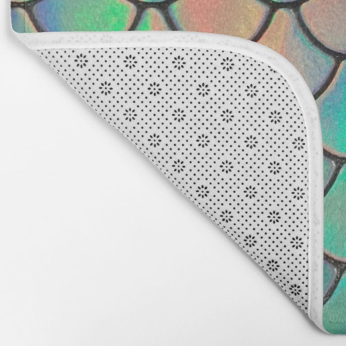 Iridescent Scales Bath Mat Gallery Image 2