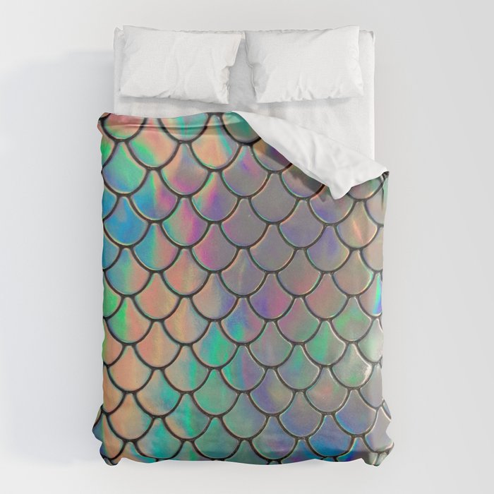 Iridescent Scales Duvet Cover Gallery Image 6