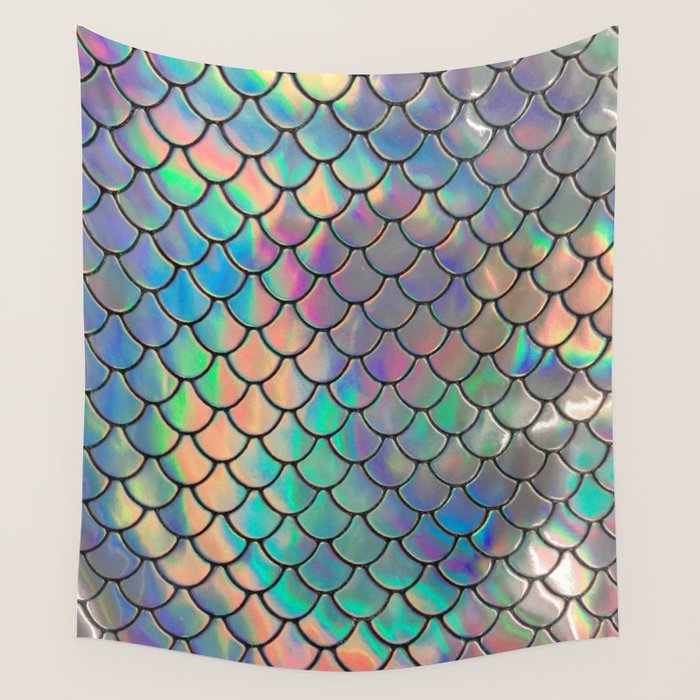 Iridescent Scales Wall Tapestry Gallery Image 1