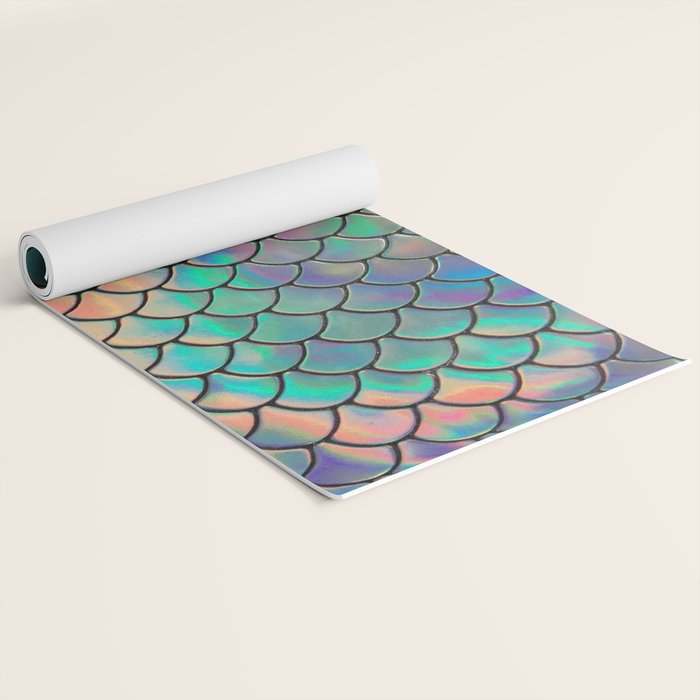 Iridescent Scales Yoga Mat Gallery Image 2