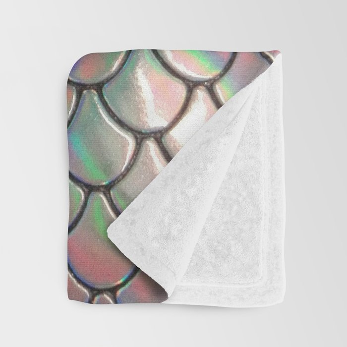 Iridescent Scales Throw Blanket Gallery Image 3