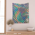 Iridescent Scales Wall Tapestry Gallery Image 2