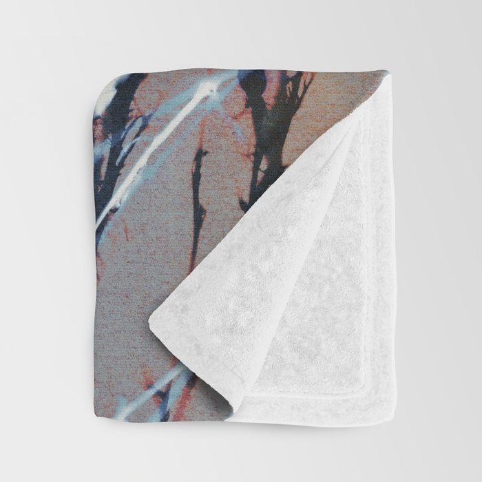 Magic in the Ordinary #12 / Grey & Red Throw Blanket Gallery Image 3