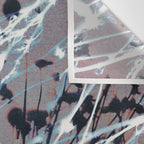 Magic in the Ordinary #12 / Grey & Red Wall Tapestry Gallery Image 3