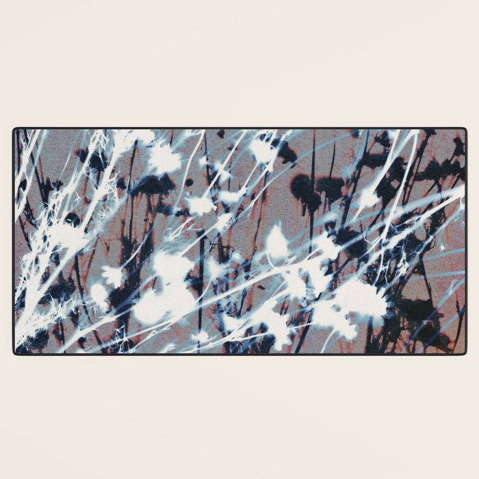 Magic in the Ordinary #12 / Grey & Red Desk Mat Gallery Image 3