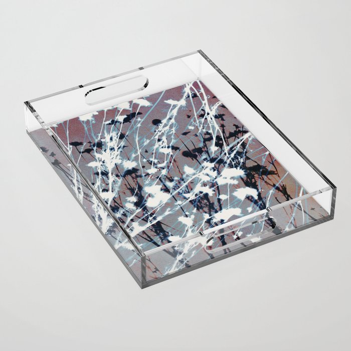 Magic in the Ordinary #12 / Grey & Red Acrylic Tray Gallery Image 1