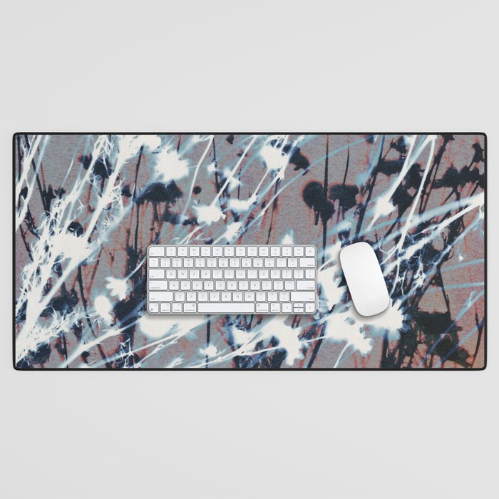 Magic in the Ordinary #12 / Grey & Red Desk Mat Gallery Image 1