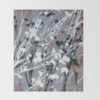 Magic in the Ordinary #12 / Grey & Red Throw Blanket Gallery Image 2