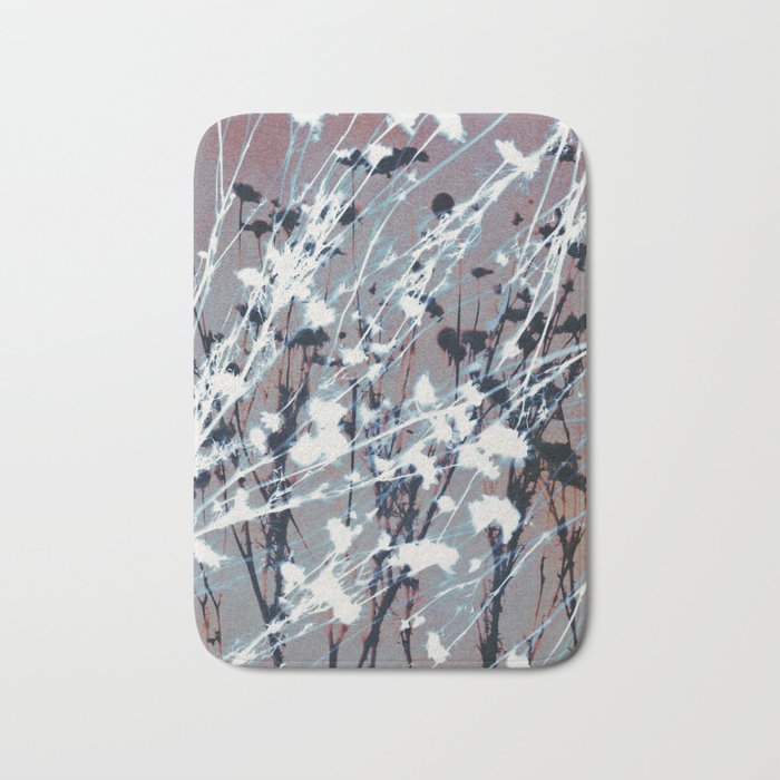 Magic in the Ordinary #12 / Grey & Red Bath Mat Gallery Image 1