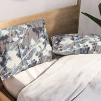 Magic in the Ordinary #12 / Grey & Red Pillow Sham Gallery Image 2