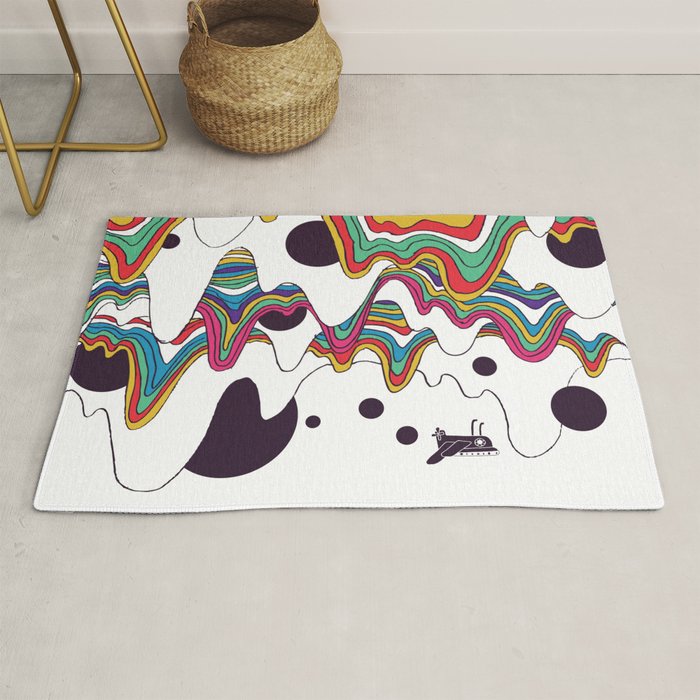 Psychedelic Planet Rug Gallery Image 1