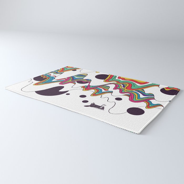 Psychedelic Planet Rug Gallery Image 3