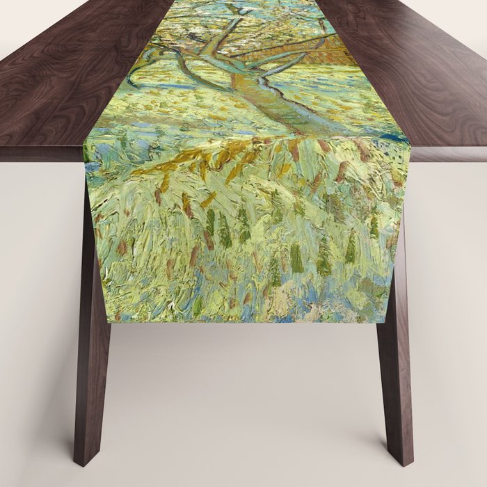 Vincent van Gogh "The pink peach tree" Table Runner Gallery Image 1