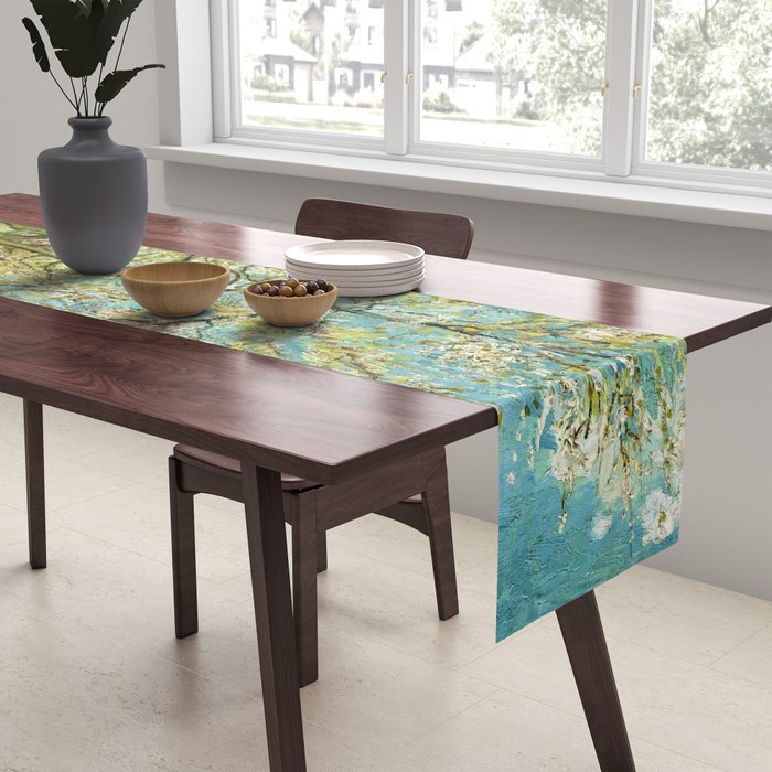 Vincent van Gogh "The pink peach tree" Table Runner Gallery Image 2